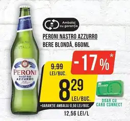 Mega Image Peroni nastro azzurro Ofertă