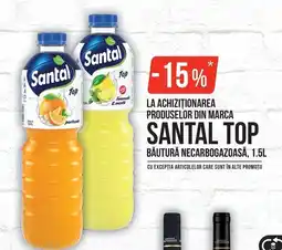 Mega Image Santal Top băutură necarbogazoasă Ofertă