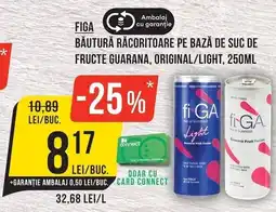 Mega Image FiGA băutură răcoritoare pe bază de suc de fructe guarana Ofertă