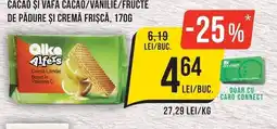 Mega Image Alferts cacao si vafa cacao/vanilie/fructe de padure si cremă frișcă Ofertă
