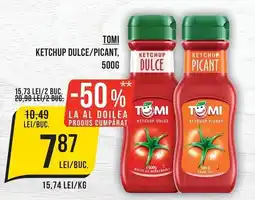 Mega Image Tomi ketchup dulce/picant Ofertă