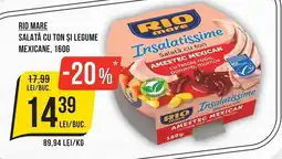 Mega Image Rio mare Insalatissime Salată cu ton Ofertă