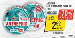 Mega Image Antrefrig pate de porc/porc,fara e-uri Ofertă