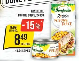 Mega Image Bonduelle porumb dulce Ofertă