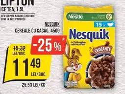 Mega Image Nesquik cereale cu cacao Ofertă