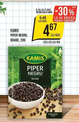 Mega Image Kamis piper negru boabe Ofertă