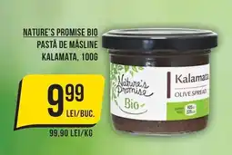 Mega Image Nature's Promise pastă de măsline kalamata Ofertă