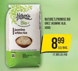 Mega Image Nature's Promise Bio Jasmine white rice Ofertă