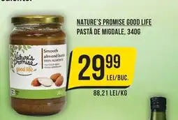 Mega Image Nature's Promise pastă de migdale Ofertă
