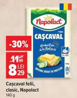 Carrefour Cașcaval felii, clasic, Napolact Ofertă