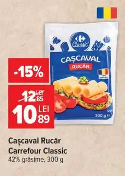 Carrefour Cașcaval Rucăr Carrefour Classic Ofertă