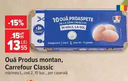Carrefour Ouă Produs Montan, Carrefour Classic Ofertă