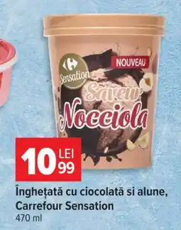 Carrefour Înghețată cu ciocolata și alune, Carrefour Sensation Ofertă