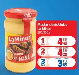 Carrefour Muștar clasic/dulce La Minut Ofertă