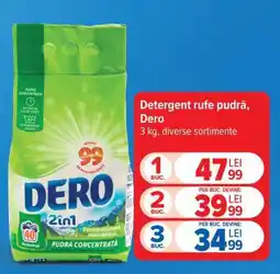 Carrefour Detergent rufe pudră, Dero Ofertă