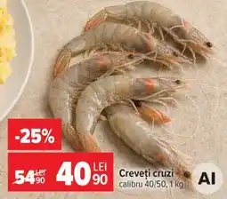 Carrefour Creveți cruzi Ofertă