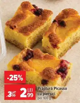Carrefour Prăjitura Picasso cu piersici Ofertă