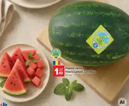 Carrefour Pepene verde, Filiera Calității Carrefour Ofertă