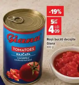 Carrefour Roșii bucăți decojite Giana Ofertă