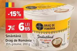 Carrefour Smântână Drag de România Ofertă