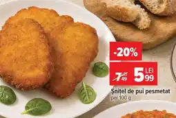 Carrefour Șnițel de pui, pesmetat Ofertă