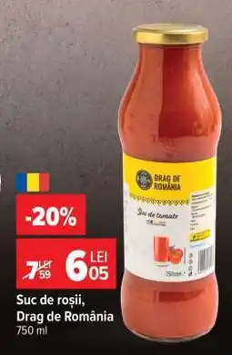 Carrefour Suc de roșii Drag de România Ofertă
