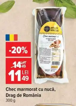 Carrefour Chec marmorat cu nucă Drag de România Ofertă