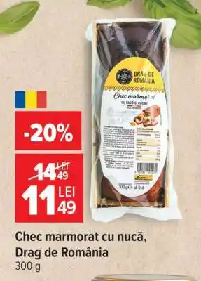 Carrefour Chec marmorat cu nucă Drag de România Ofertă