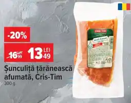 Carrefour Șunculiță țărănească afumată Cris-Tim Ofertă