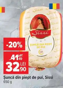 Carrefour Șuncă din piept de pui Sissi Ofertă