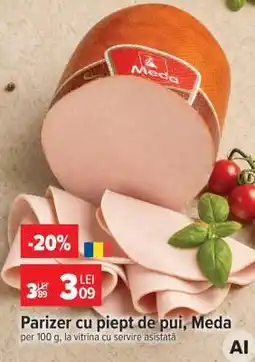 Carrefour Parizer cu piept de pui Meda Ofertă
