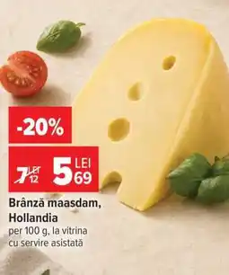 Carrefour Brânză Maasdam, Hollandia Ofertă