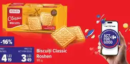 Carrefour Biscuiți Classic Roshen Ofertă