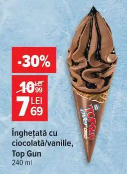 Carrefour Înghețată cu ciocolată/vanilie, Top Gun Ofertă