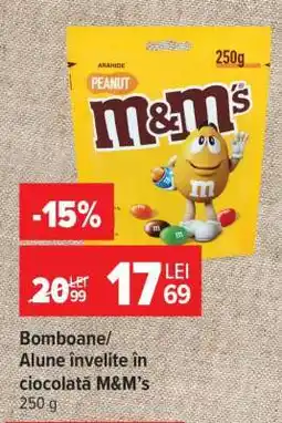 Carrefour Bomboane/alune învelite în ciocolată M&M’S Ofertă