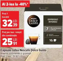 Carrefour Capsule cafea Nescafe Dolce Gusto Ofertă
