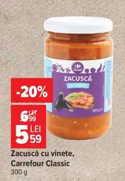 Carrefour Zacuscă cu vinete, Carrefour Classic Ofertă