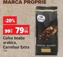 Carrefour Cafea boabe Arabica Carrefour Extra Ofertă