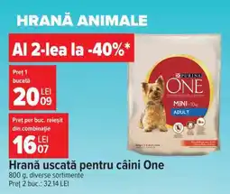 Carrefour Hrană uscată pentru câini One Ofertă