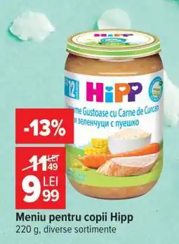Carrefour Meniu pentru copii Hipp Ofertă