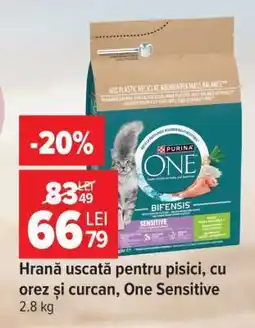 Carrefour Hrană uscată pentru pisici cu orez și curcan One Sensitive Ofertă