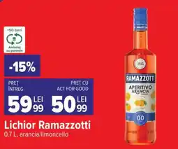Carrefour Lichior Ramazzotti Ofertă