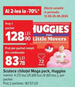 Carrefour Scutece chiloțel Mega pack, Huggies Ofertă
