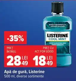 Carrefour Apă de gură LISTERINE Ofertă