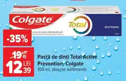Carrefour Pastă de dinți Total Active Prevention, Colgate Ofertă