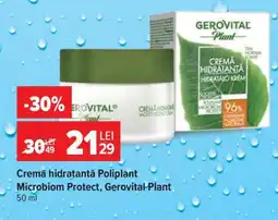 Carrefour Cremă hidratantă Poliplant Microbiom Protect, Gerovital Plant Ofertă