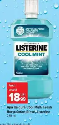 Carrefour Apă de gură Cool Mint/ Fresh Burst/ Smart Rinse, Listerine Ofertă