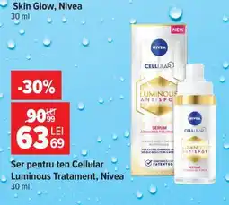Carrefour Ser pentru ten Cellular Luminous Tratament, Nivea Ofertă