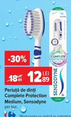 Carrefour Periuță de dinți Complete Protection Medium Sensodyne Ofertă