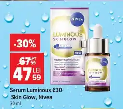 Carrefour Serum Luminous 630 Skin Glow, Nivea Ofertă